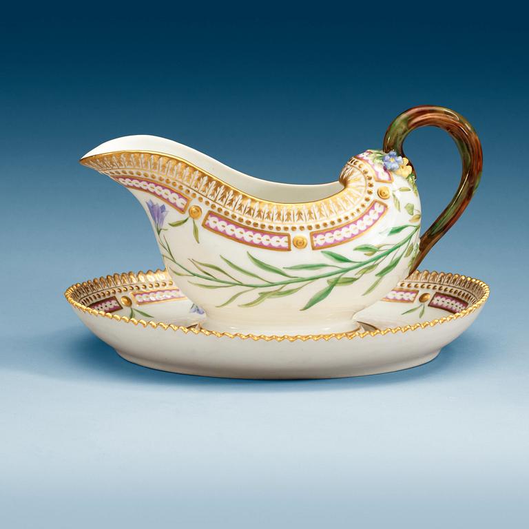 SÅSSNIPA, porslin. "Flora Danica", Kungl Dansk, 1900-tal.