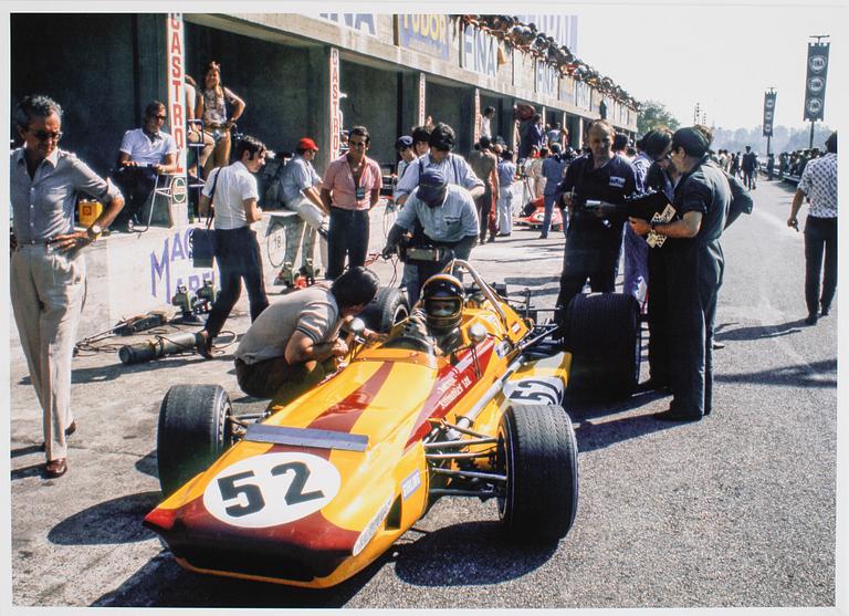 Kenneth Olausson, Ronnie Peterson på Monza 1970.