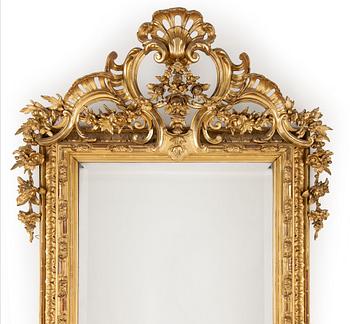 SPEGEL med KONSOLBORD. 1800-talets slut.