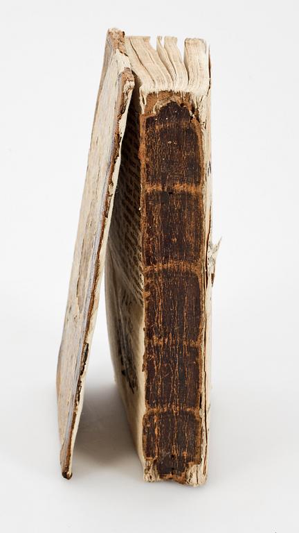 BÖCKER, 4 st sambundna, bla "Flora Wiksbergensis" av Johan Linder, Stockholm 1716.