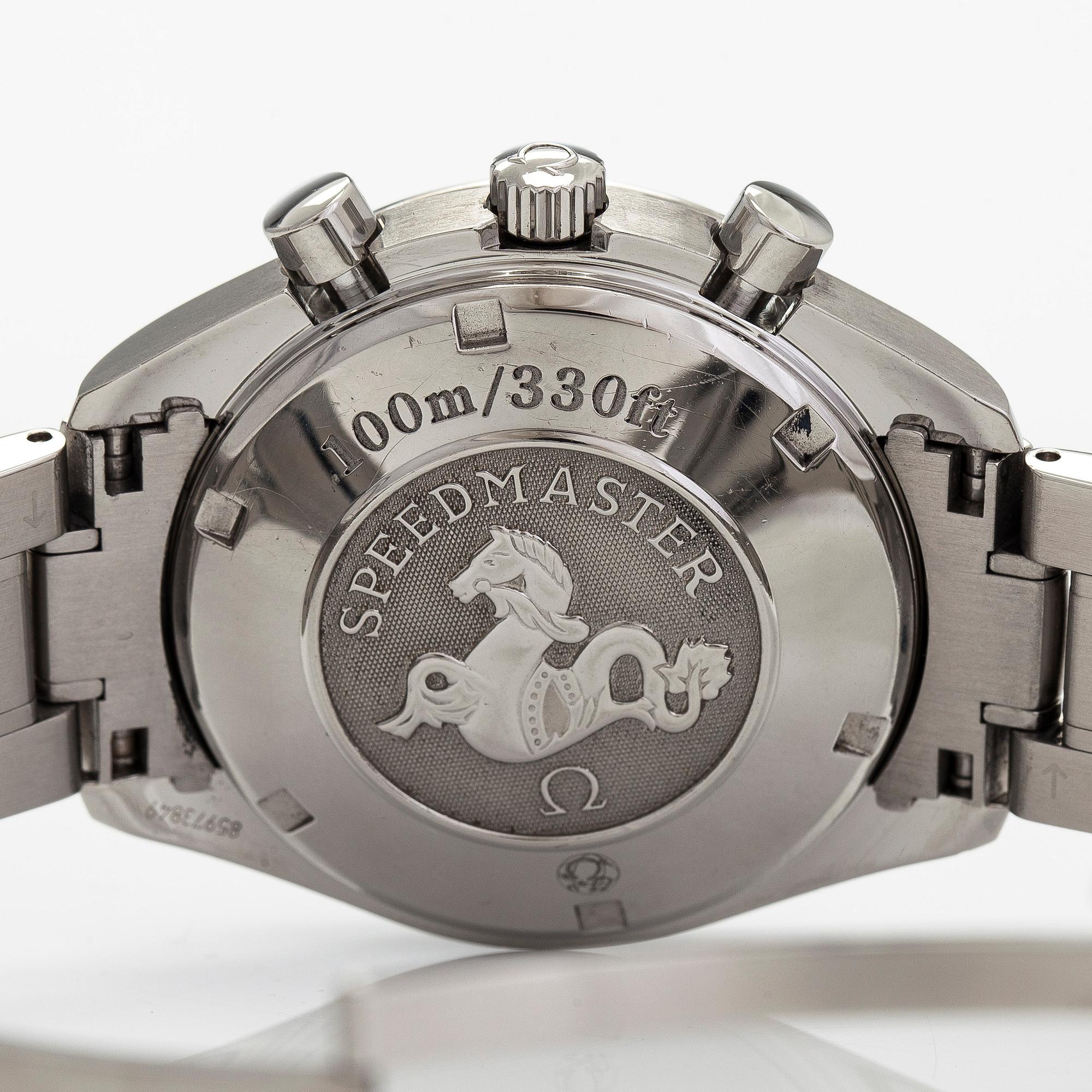 Omega, Speedmaster, Date, kronograf, armbandsur, 40 mm.