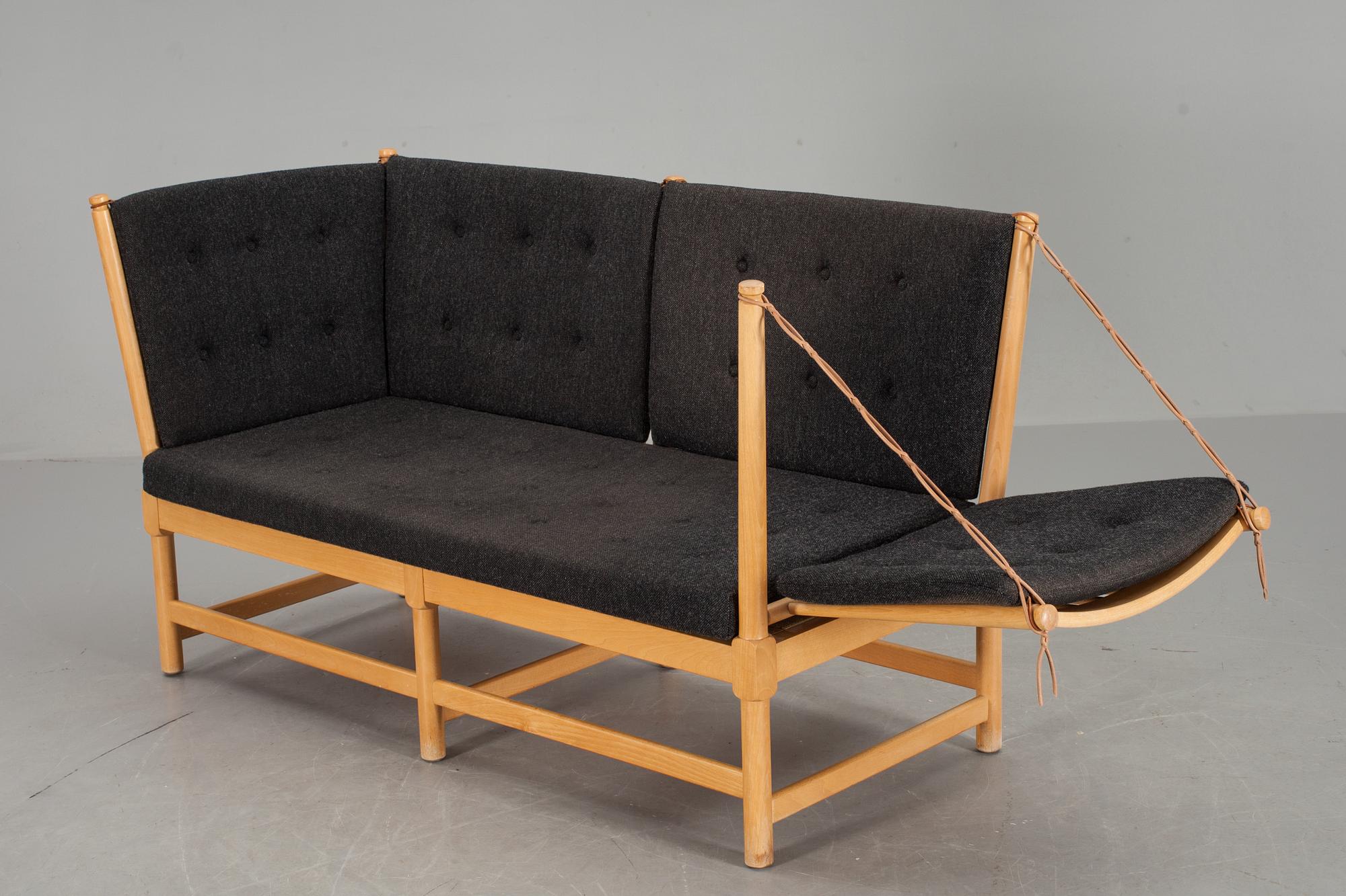 SOFFA, "1758 / Tremmesoffa", Börge Mogensen, Fritz Hansen, 1900-talets andra hälft.