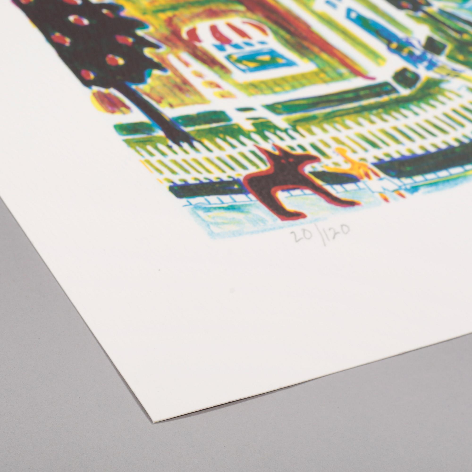 litograph in colours, signd and numbered 20/120.