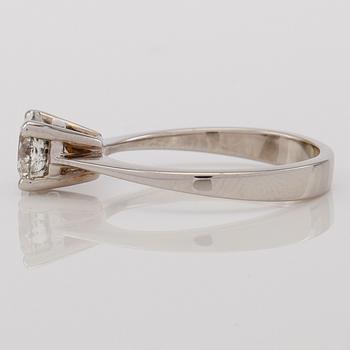 RING, 18K vitguld och diamant ca 1.00 ct.