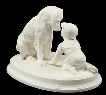 FIGURIN, parian, Gustavsberg, 1919.