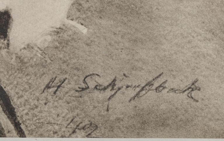 HELENE SCHJERFBECK, heliogravyrer, 4 st.