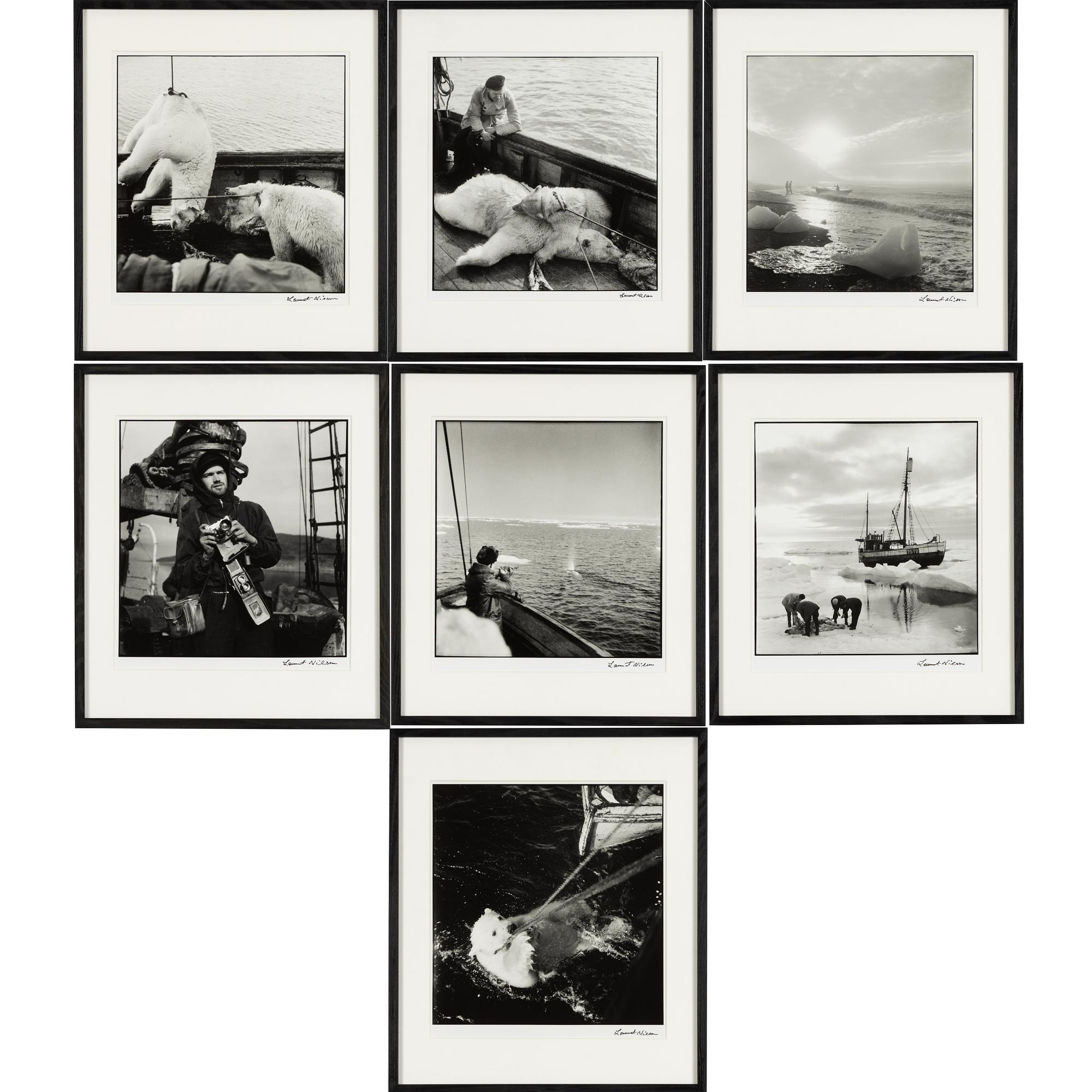 Lennart Nilsson,  "Isbjörnsjakt vid Hvitøya (Vitön), Svalbard, Norge 1947".