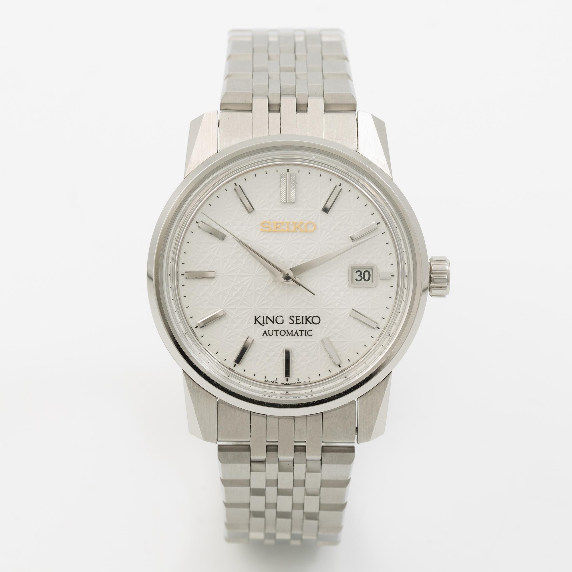 Seiko, King Seiko, "Kiku", "110th Anniversary", "Limited Edt", wristwatch, 38.6 mm.