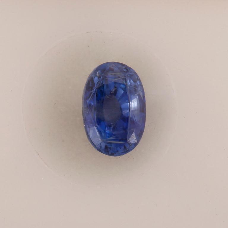 SAFIR, naturlig, enligt certifikat ca2,35ct, oinfattad.