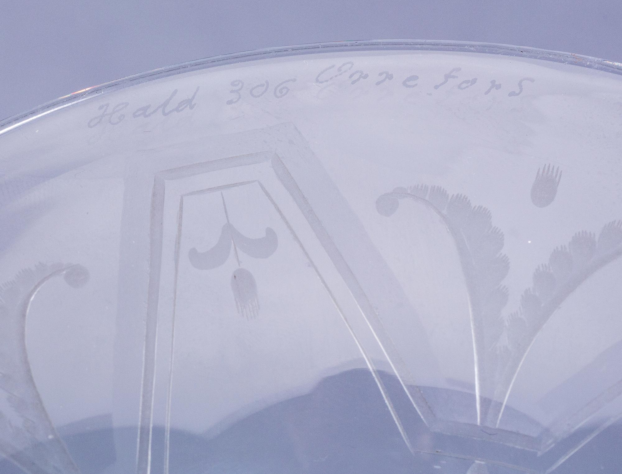 SKÅL, Hald Orrefors.