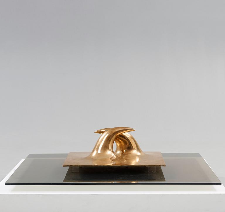 A Björn Weckström bronze sculpture, signed BW 71 1/1.