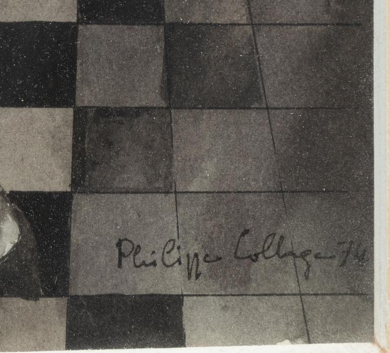 Philippe Collage, "Le Visite".