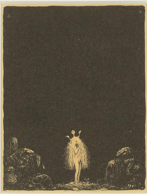 John Bauer, "Den lilla prinsessan och trollen".
