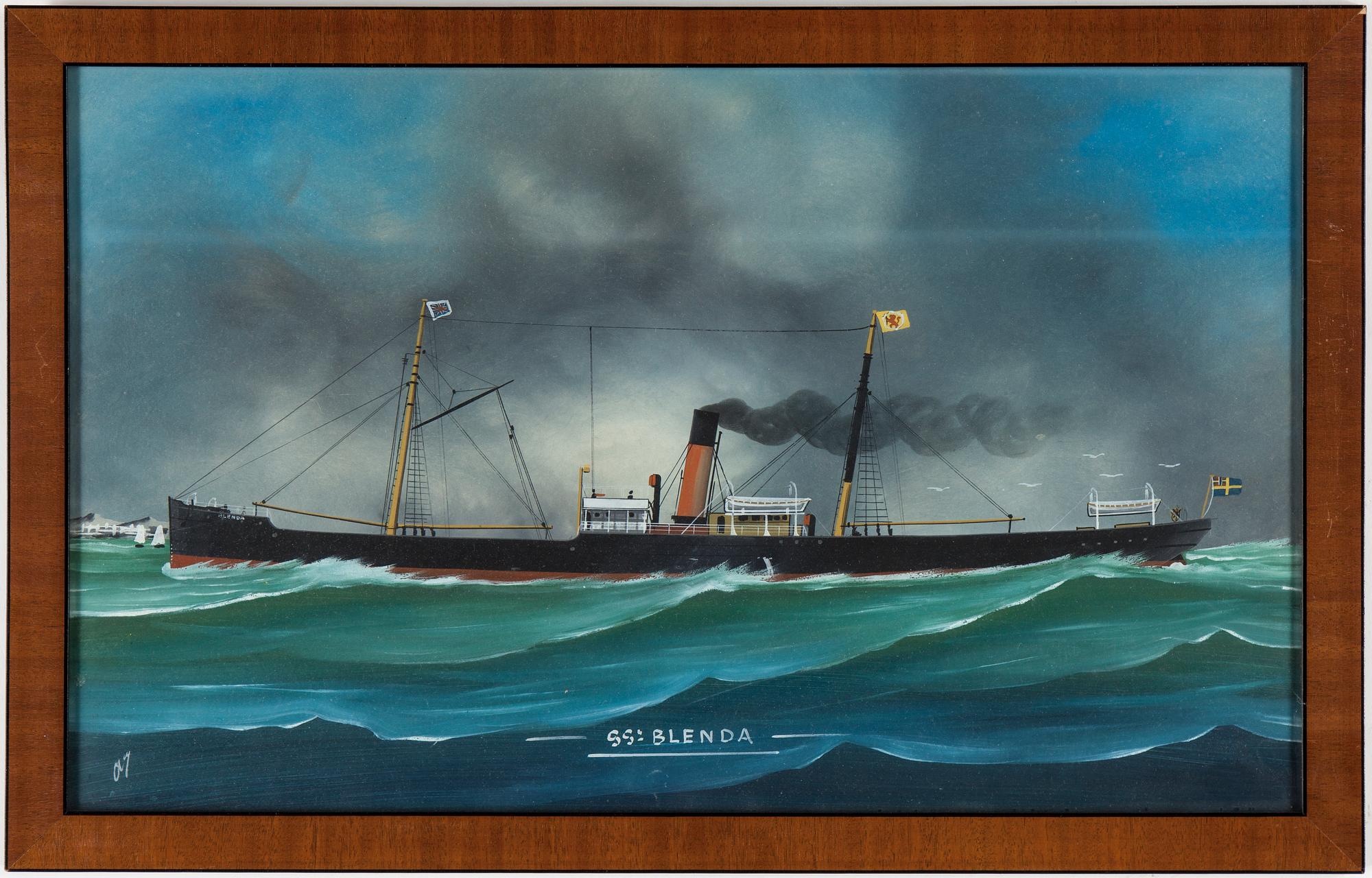 OKÄND KONSTNÄR 1800/1900-TAL, Ett par, Gouacher, den ena signerad AJ?.