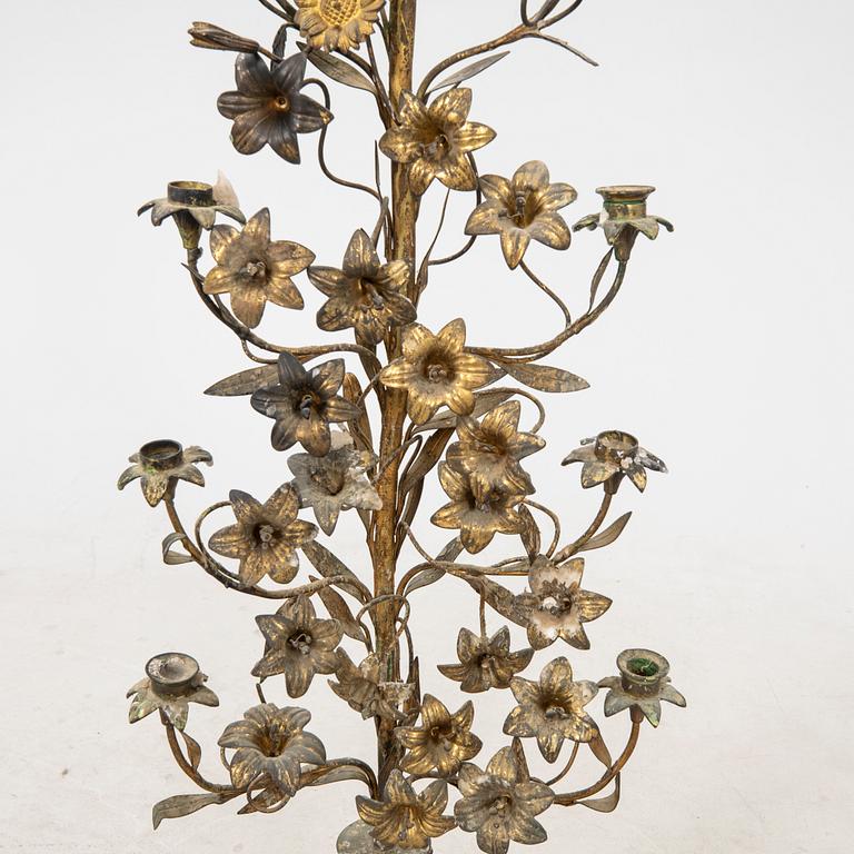 A French late 19th century /20th century candelabra.