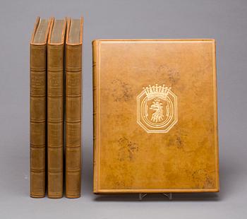 BOKVERK, "Svenska Slott och Herresäten", 4 volymer.