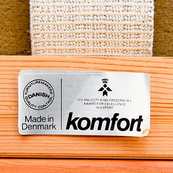 Soffa och fåtölj, Danmark, 60-tal, teak, tillverkare Komfort.