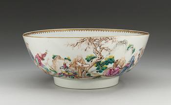 BÅLSKÅL, kompaniporslin. Qing dynastin, Qianlong (1736-95).