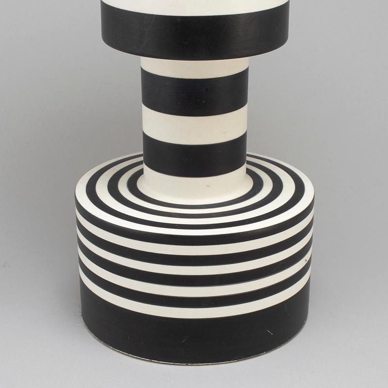 ETTORE SOTTSASS, a 'Calice' earthenware vase for Bitossi Ceramiche, Montelupo, Italy.