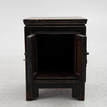 A hardwood side table/bedside table, China, 20th century.
