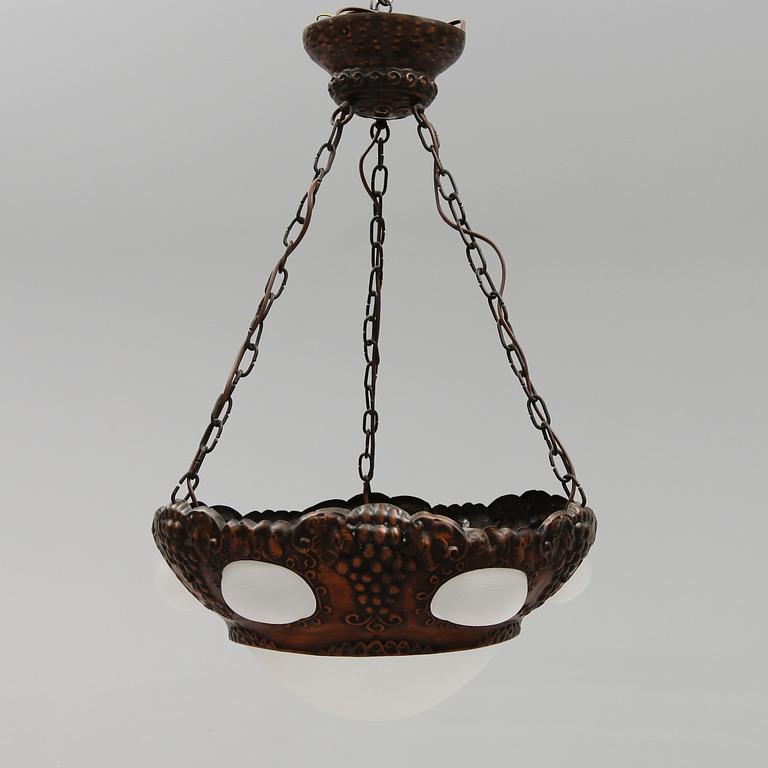 TAKLAMPA, tidigt 1900-tal. Höjd ca 75 cm.