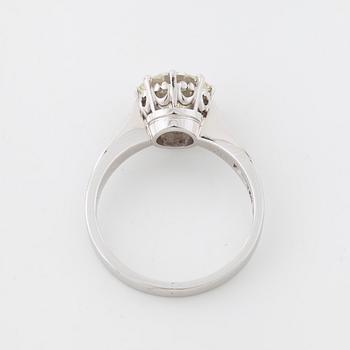 An old cut diamond ring by  Ceson, Göteborg, 1974.