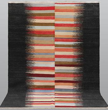 Matta, Kelim, modern design, ca 244 x 173 cm.