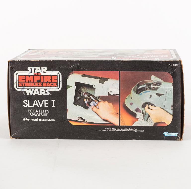 STAR WARS, Slave 1 i kartong, Empire Strikes Back, Kenner 1981.