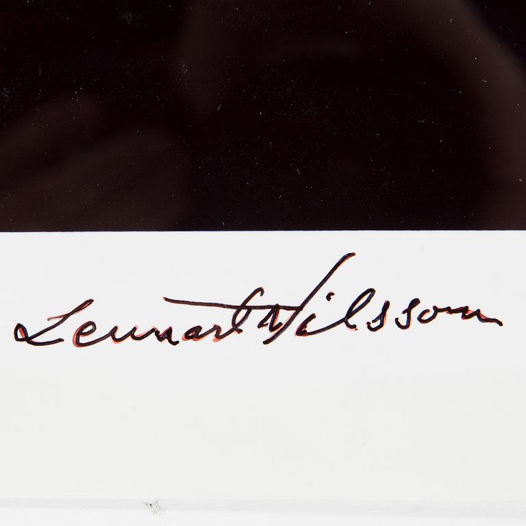 LENNART NILSSON, cibachrome, signed Lennart Nilsson and numbered 3/5. Also signed by  Gillis Häägg on  verso.