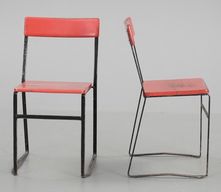 TRÄDGÅRDSGRUPP, 5 delar, Grythyttan, 1940-tal.