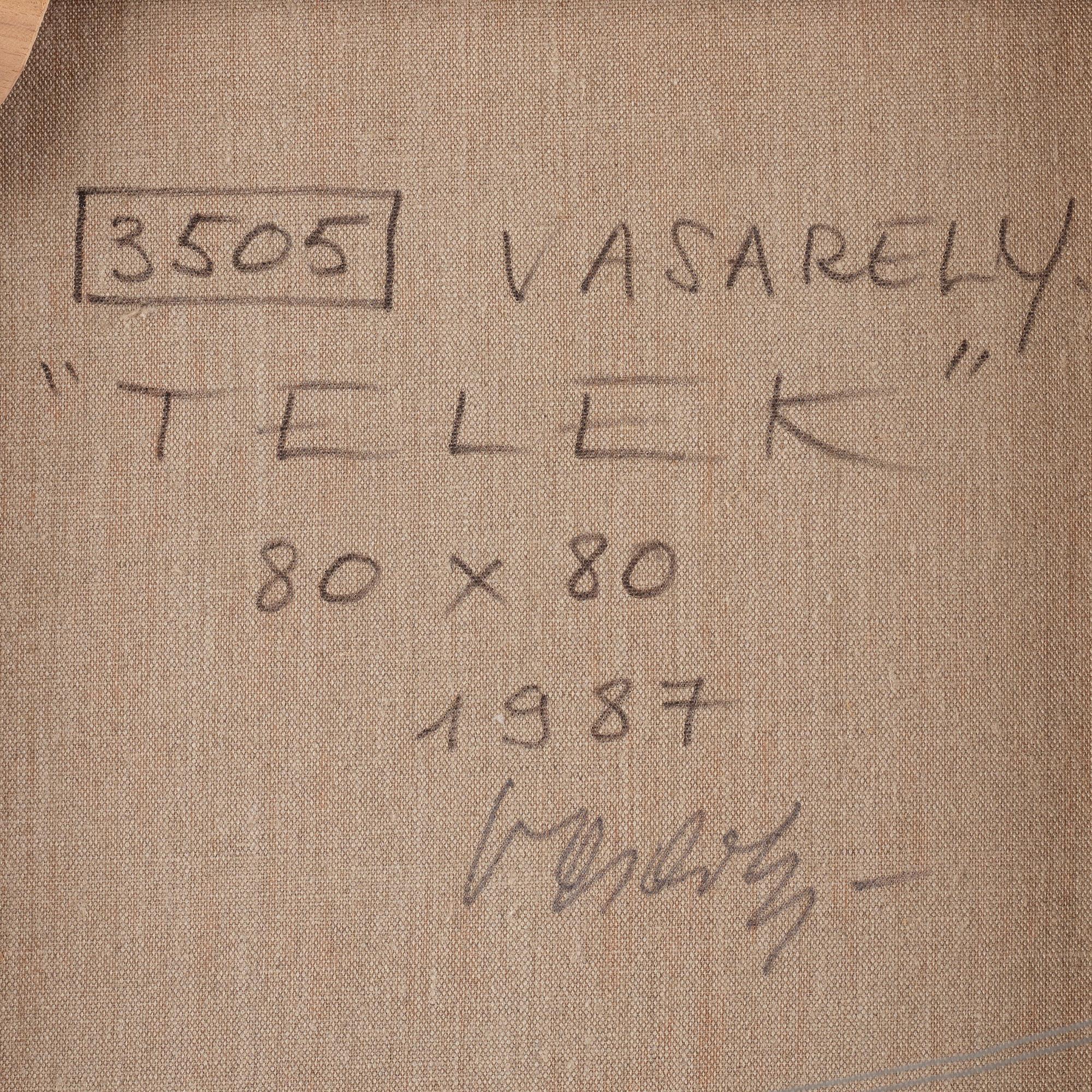 Victor Vasarely, "TELEK".