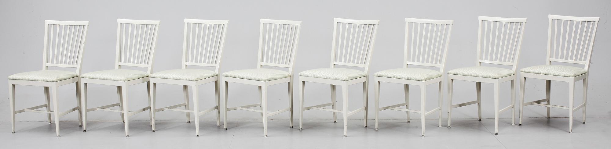 STOLAR, 8 st. "Vardags", Carl Malmsten.