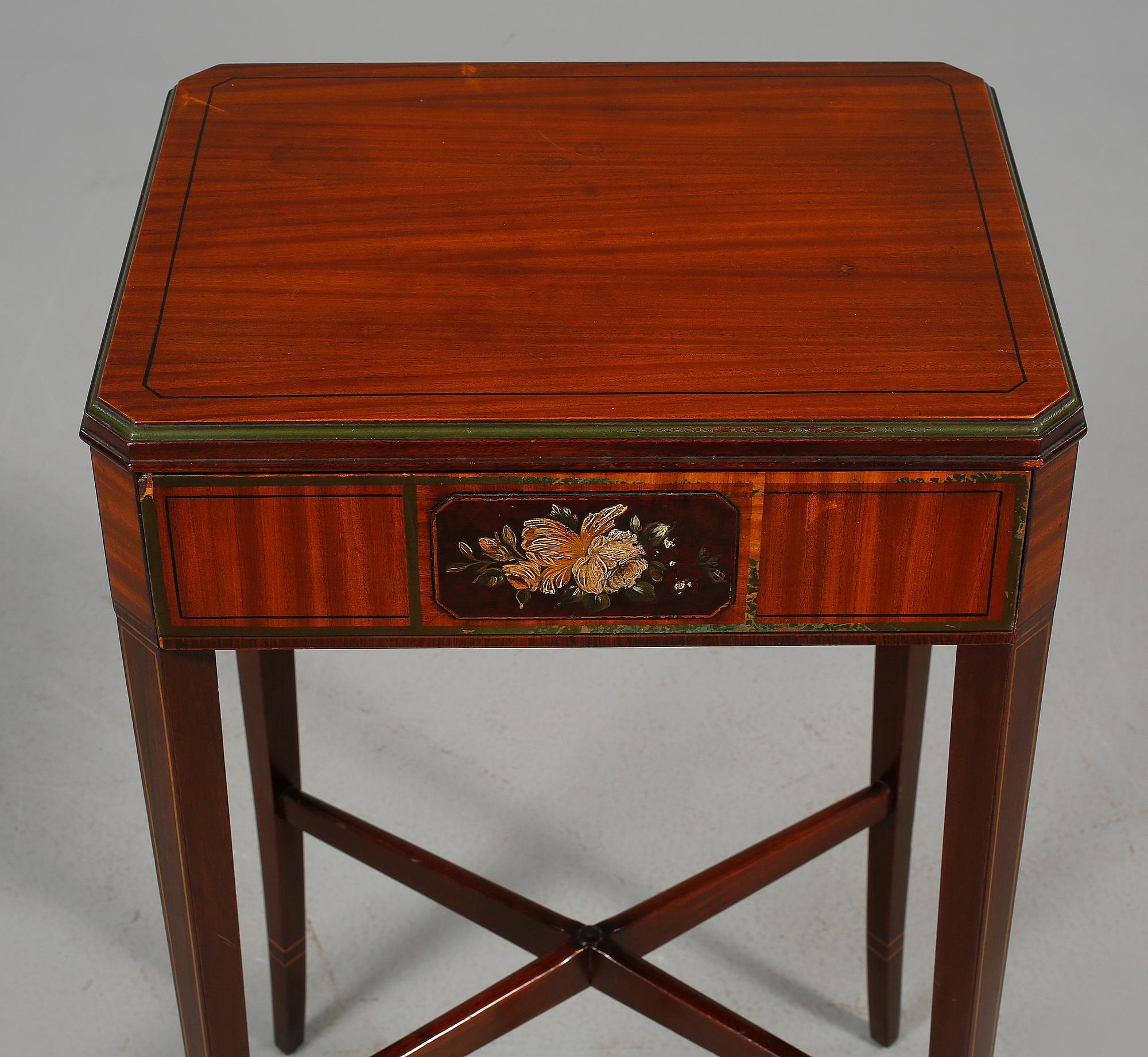 SÄNGBORD, John Widdicomb Furniture, Grand Rapids Michigan, USA, 1900-talets första hälft.