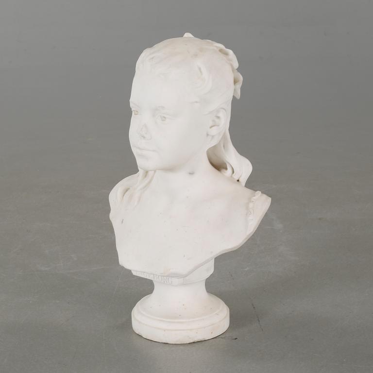 PER HASSELBERG, sculpture, plaster, signed and dated 1882.