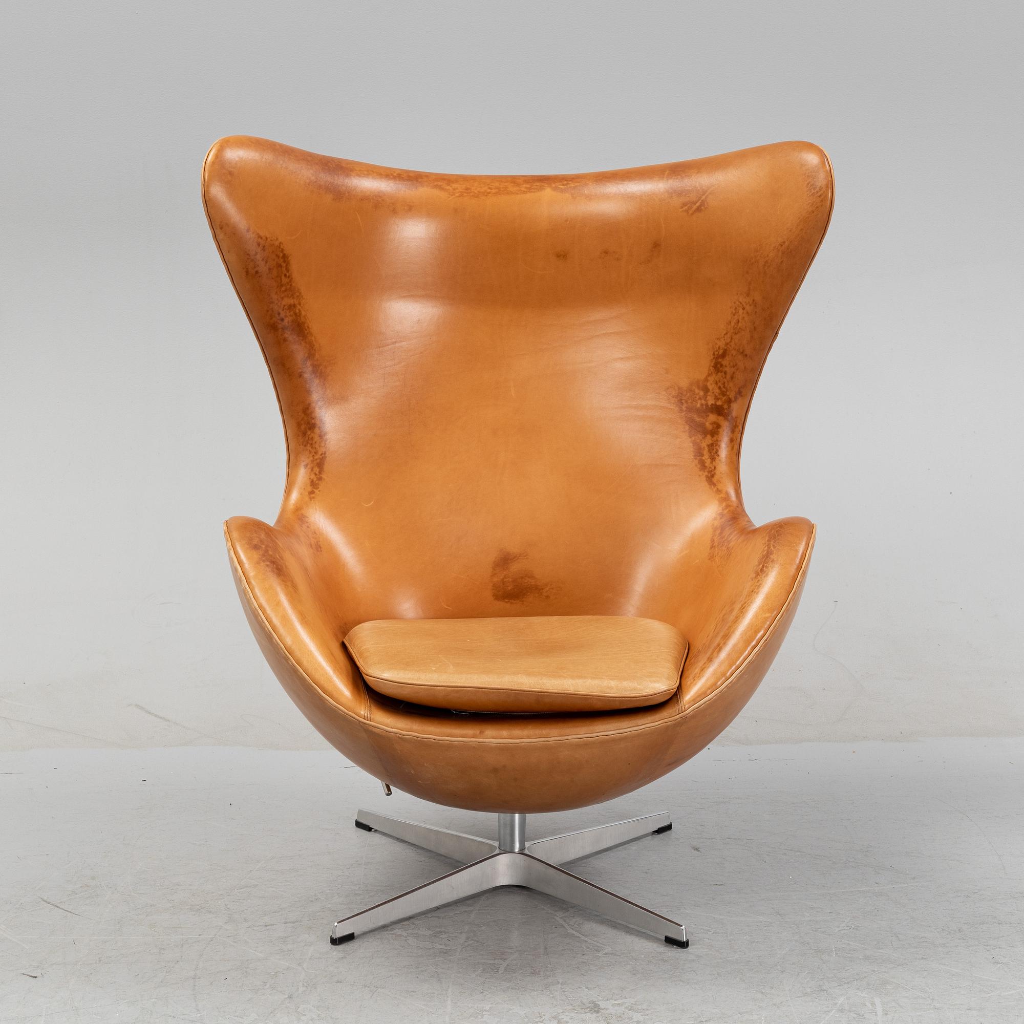 Arne Jacobsen, fåtölj, "Ägget", formgiven 1958.