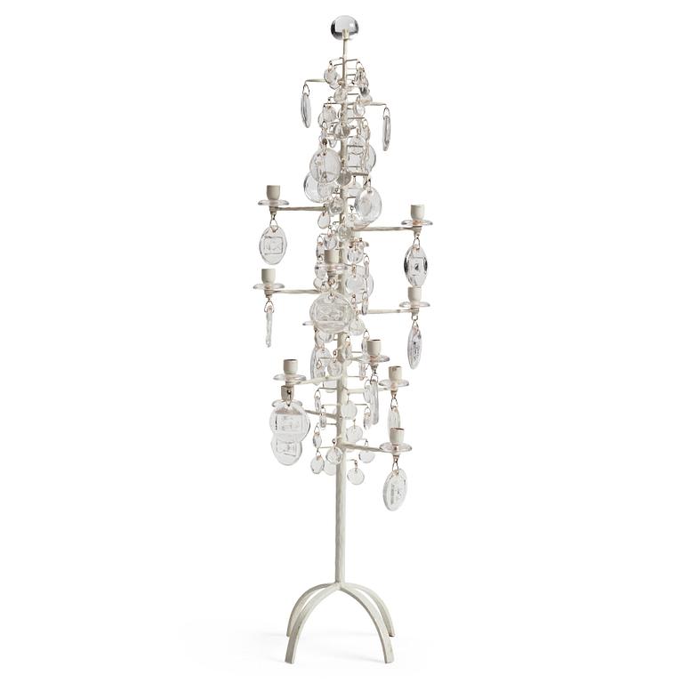 Erik Höglund, a floor candelabrum, Boda Smide, Sweden 1960-70s.