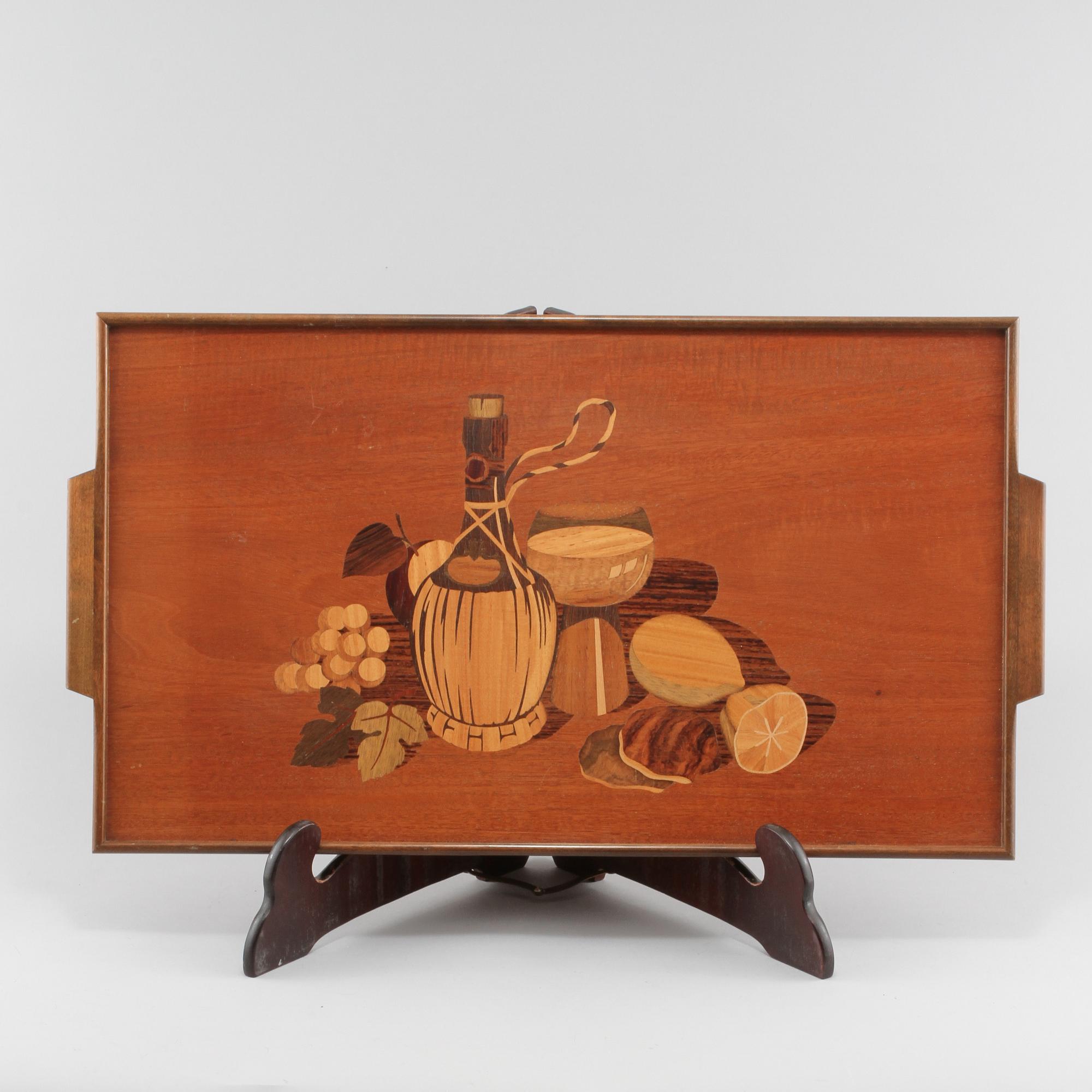 BRICKA, Mjölby intarsia, 1930/40-tal.