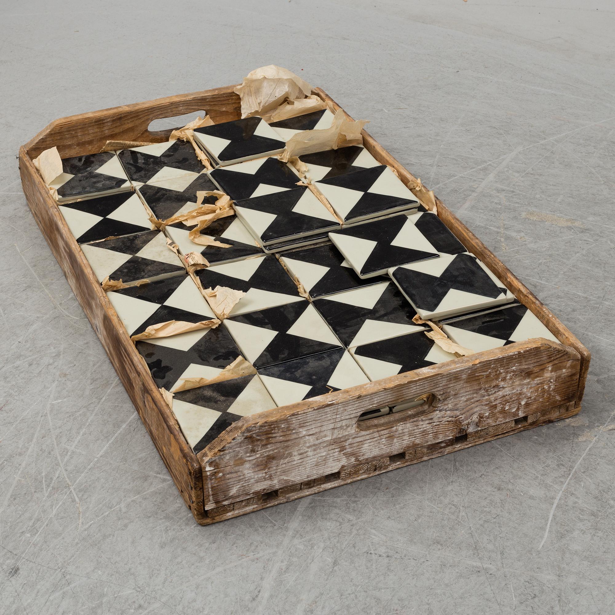 MARIANNE WESTMAN, ca 179 earthenware tiles, Rörstrand 1950's-60's.