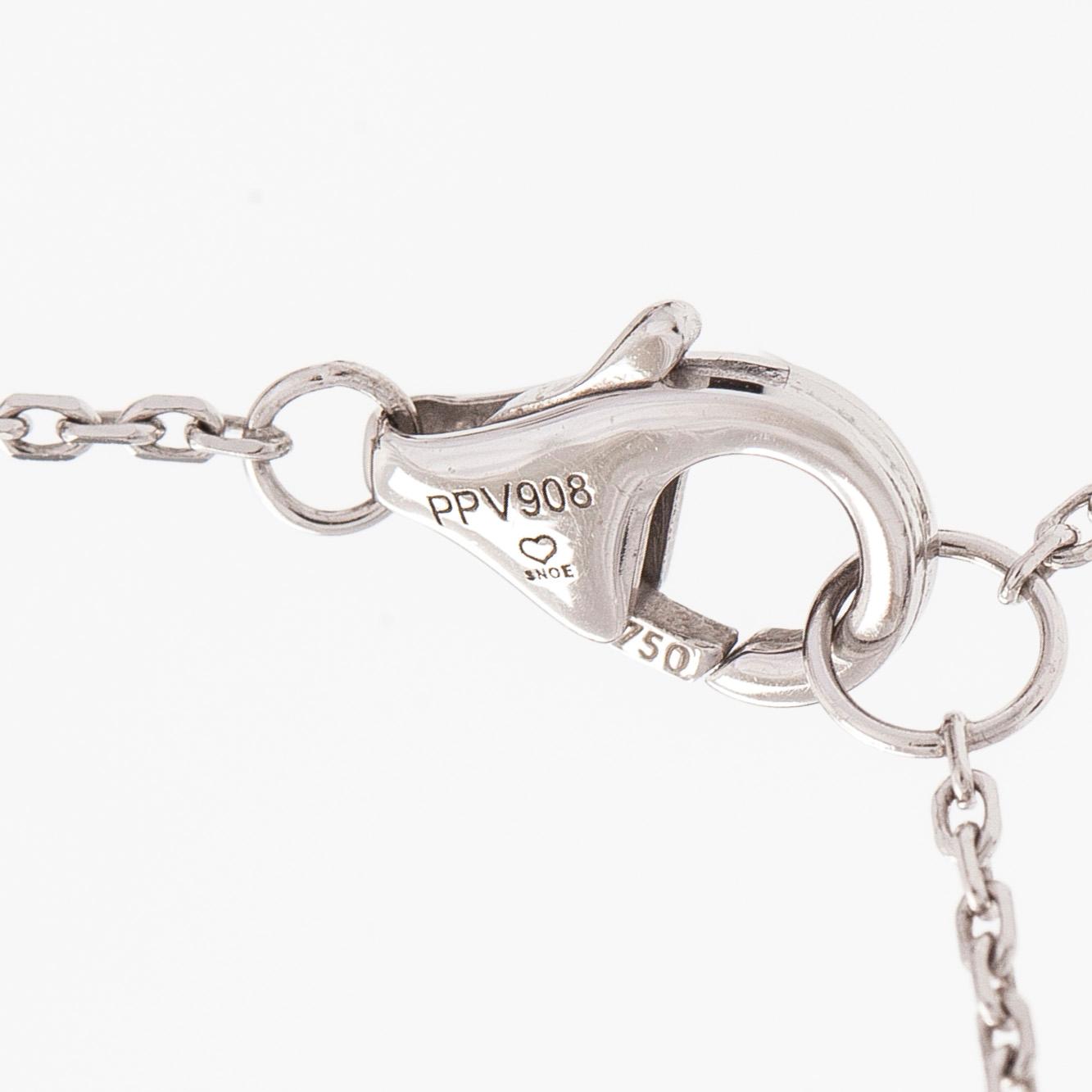 Cartier, halsband, "1895", 18K vitguld med briljantslipad diamant.