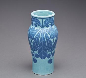 VAS, flintgods, "Sgrafitto" Josef Ekberg, Gustavsberg, 1914.