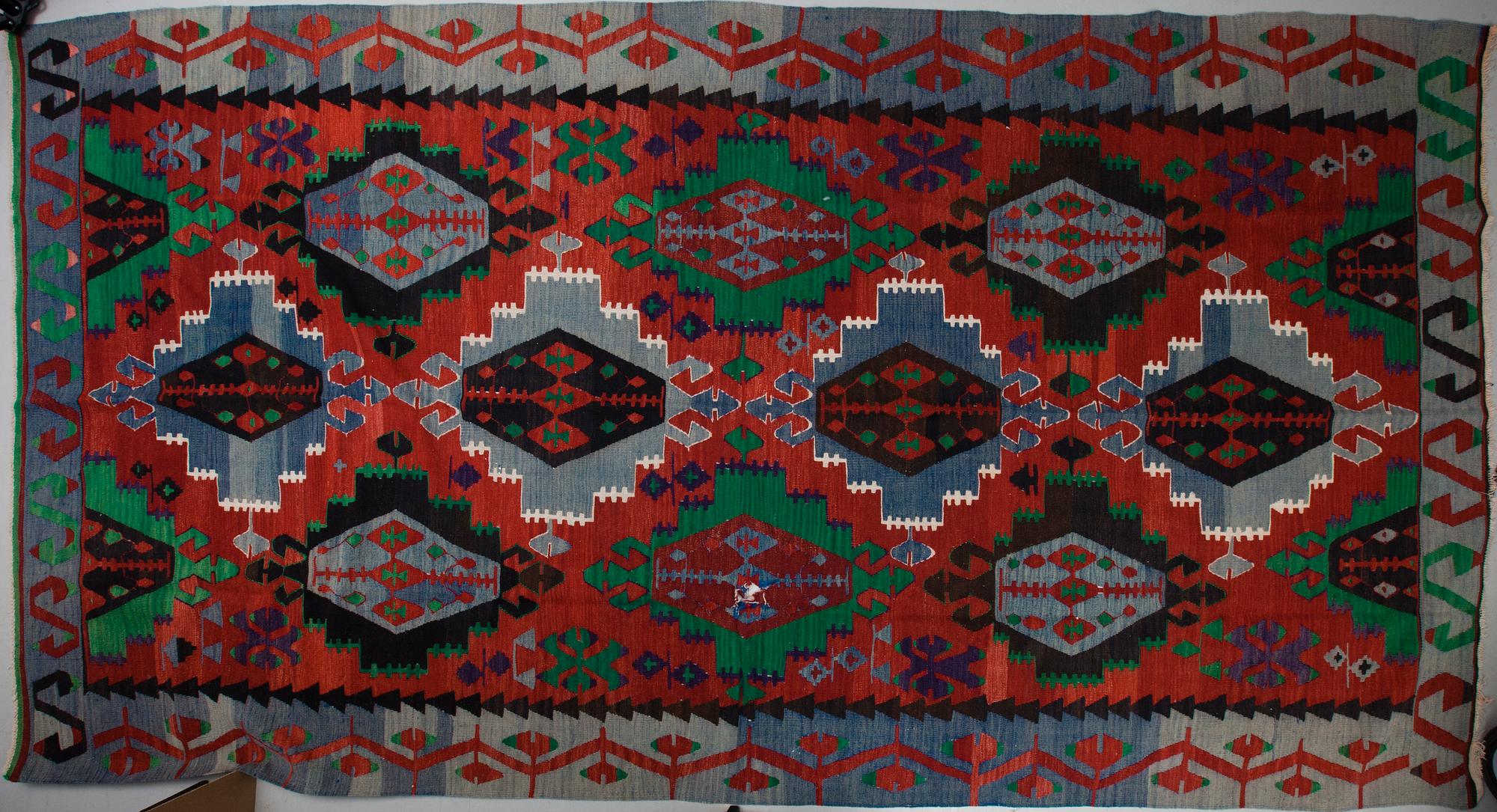 KELIM, Turkiet, semiantik. Ca 330x176 cm.