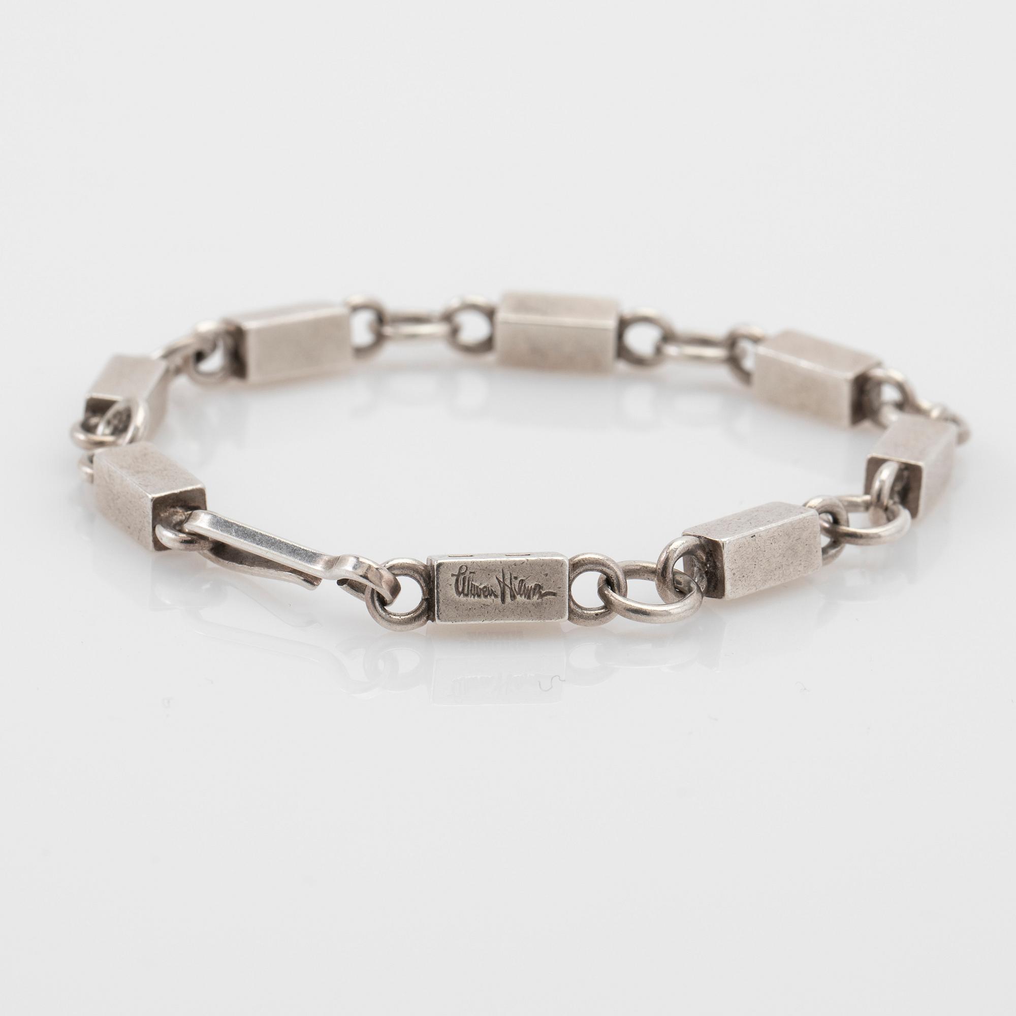 Wiwen Nilsson, Bracelet, sterling silver, Lund, 1962.