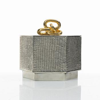 Estrid Ericson, a pewter box, "Panama", Svenskt Tenn.
