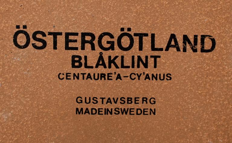 RELIEFER, 3 st, stengods, Gustavsberg.