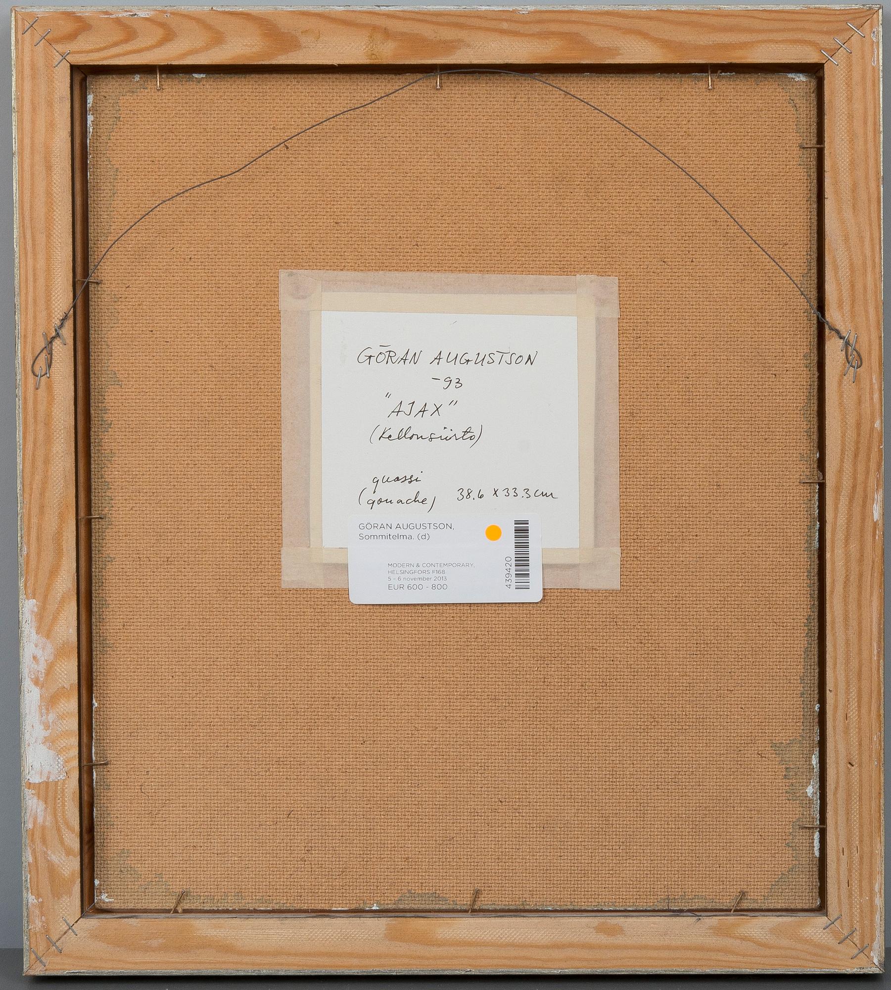 Göran Augustson, "AJAX".