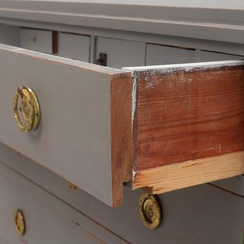 A Gustavian style chest of drawers, early 20th century.