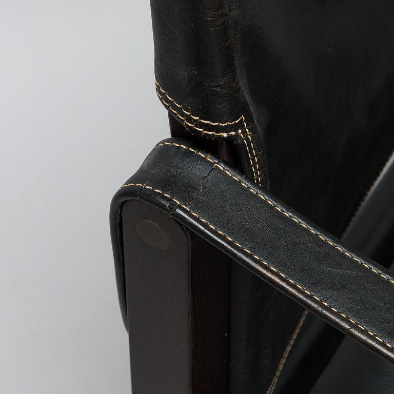 Kaare Klint, nojatuoli, "Safari Chair", Rud. Rasmussen, Tanska. Malli muotoiltu 1933.