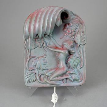 VÄGGLAMPA, art déco, 1930-tal.