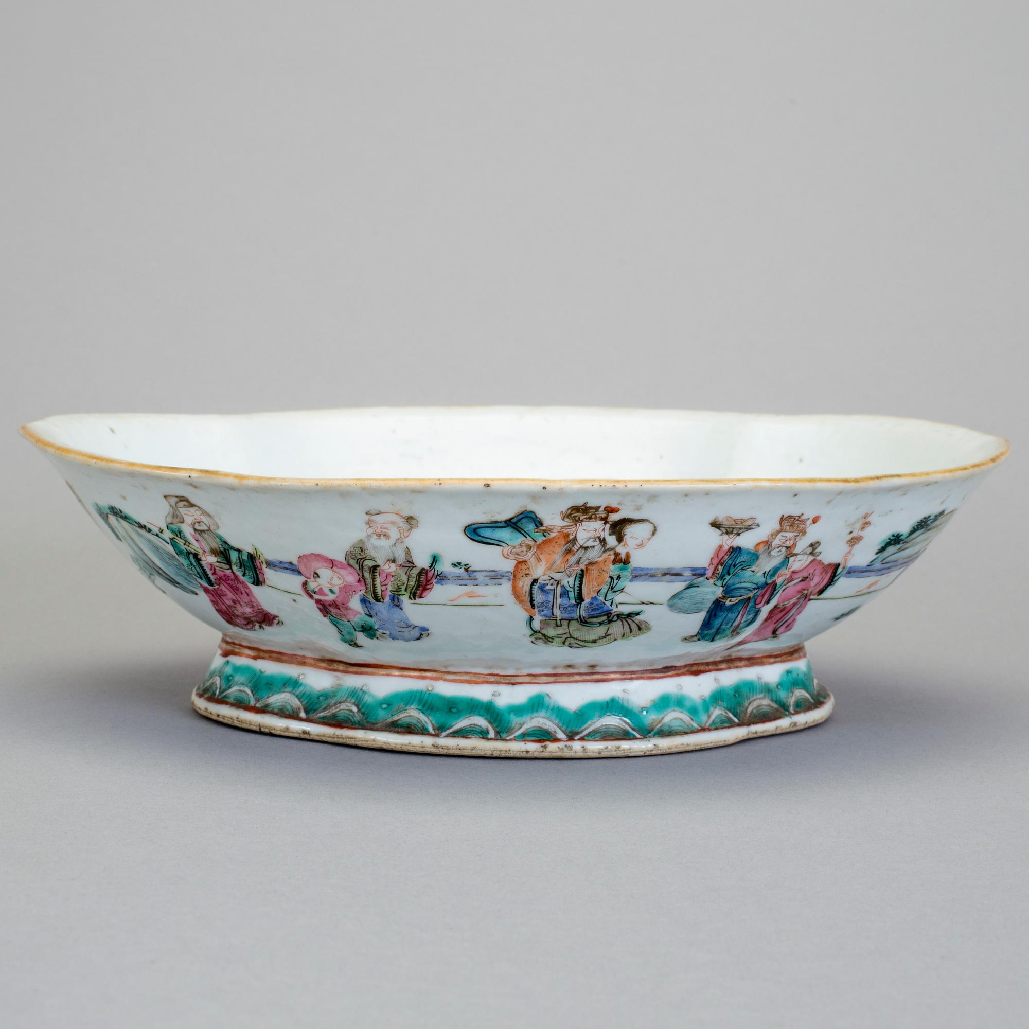 SKÅL, porslin, Kina, 1800-tal.