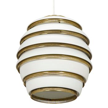 Alvar Aalto, taklampa, modell A332, "Bikupa", Valaistustyö.